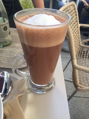 Soy Hot Chocolate  at Venuss - Herrengasse in Vienna