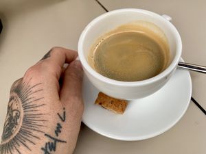 americano ("brauner") at Venuss - Herrengasse in Vienna
