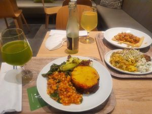 Food selection at Venuss - Herrengasse in Vienna