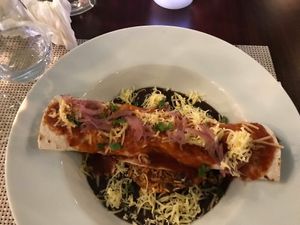 Vegan cheese! at Blue Margarita in Bucharest