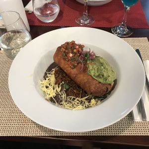 Chimichanga  at Blue Margarita in Bucharest