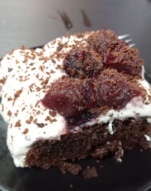 Black Forest-style gateaux at Guac 'n' Roll in Liverpool