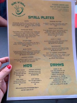 Menu Small Plates at Guac 'n' Roll in Liverpool