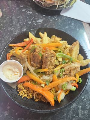 Salt and pepper chick’n   at Guac 'n' Roll in Liverpool