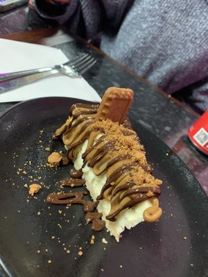 Biscoff and chocolate cheesecake   at Guac 'n' Roll in Liverpool