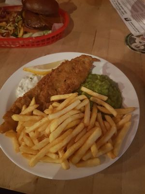 Vegan fish 'n' chips at Guac 'n' Roll in Liverpool