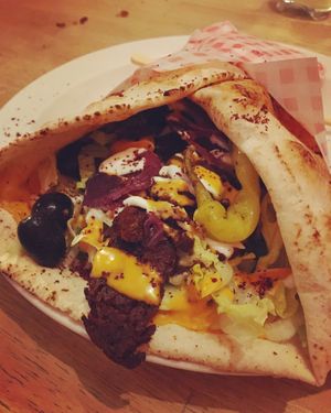 Shawarma Wrap was incredible!!!!! at Guac 'n' Roll in Liverpool