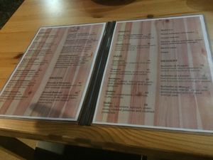 Vegan Menu at Vitalia's in Cairns
