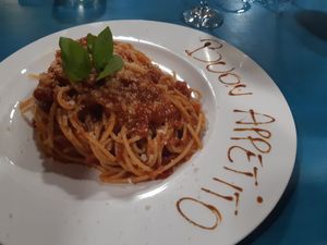 Beautiful Vegan Bolognese at Vitalia's in Cairns