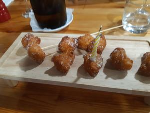 Fritters at Vitalia's in Cairns