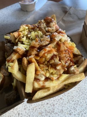 Poutine fries  at Lord of the Fries in Queenstown
