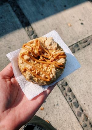 Mazapán donut at Piaf Repostería Alternativa in Guadalajara