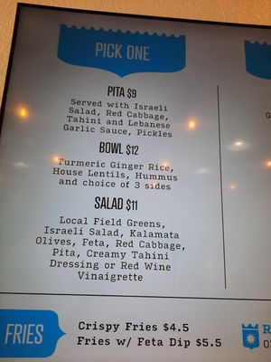 Bowl was big! at Falafel Republic in Ashland