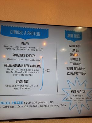 Eggplant was delicious at Falafel Republic in Ashland