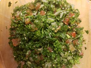 Tabouli salad at Pita Barn in Victorville