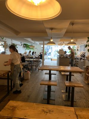 Lots of tables  at Jaunty Goat - Bridge St in Chester