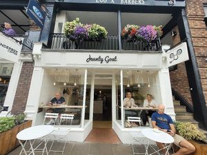 Jaunty Goat Bridge Street Outside. at Jaunty Goat - Bridge St in Chester