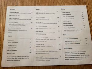 Food Menu (July 2025). at Jaunty Goat - Bridge St in Chester