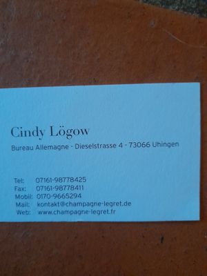 Inkl.deutschem Vertrieb in Uhingen at Champagne Legret & Fils in Talus-saint-prix