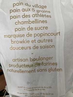  at Chambelland in Paris