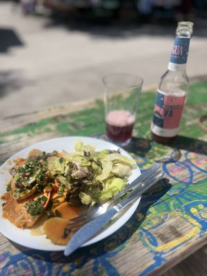 I think the plate should be more served for 10€. But it’s delicious!  at Import Export in Munich