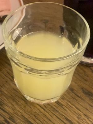 lemonade at Relax na Wilczej in Warsaw