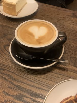 oat latte  at Relax na Wilczej in Warsaw