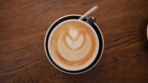 Pistachio Latte  at Relax na Wilczej in Warsaw