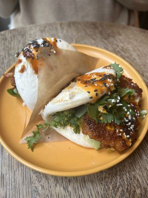 Bao Buns  at Relax na Wilczej in Warsaw