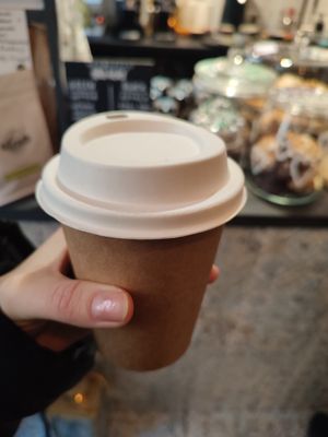 single use to go cup costs extra which is good at Relax na Wilczej in Warsaw