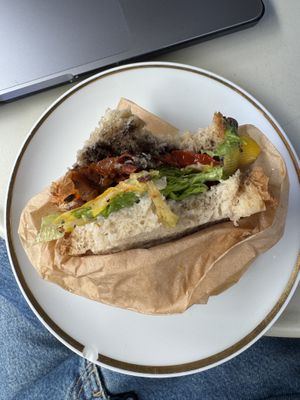 Vegan sandwich   at Relax na Wilczej in Warsaw