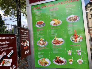 menu at Asia Hung-Anh in Solingen