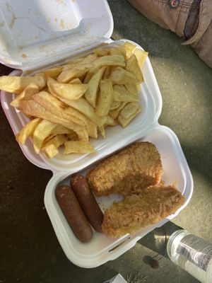 With chips at Brockley's Rock in South East London