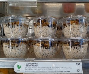 Overnight Oats (Vegan) at Pret A Manger - IFC Mall in Hong Kong Island