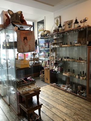 Some of the retail area   at Wellbeing Lounge in Keighley