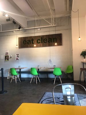 Eat-in Area at Elixir in Mammoth Lakes