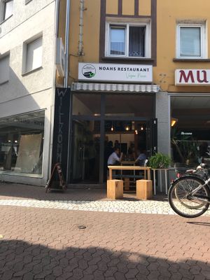 A small but cute place at Noah's Restaurant in Mainz
