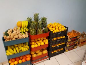 Fresh fruits at Gelateria Crema di Gelato in Lagos