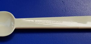 Compostable at Gelateria Crema di Gelato in Lagos