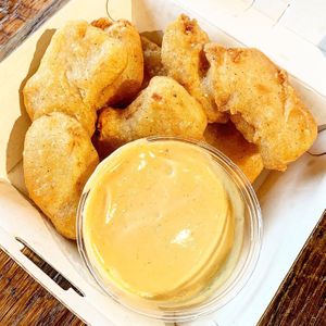 “Chicken” nugs  at Plant Power Fast Food in Redlands