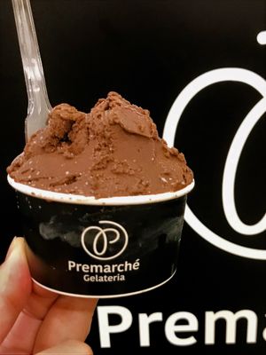 Looks like chocolate but this is the premarche way of chocolate mint:) at Premarché Gelateria in Tokyo