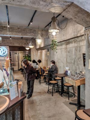 Inside Premarche Gelateria at Premarché Gelateria in Tokyo