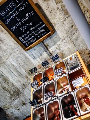 Free toppings. at Premarché Gelateria in Tokyo