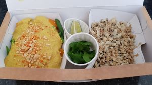 Squash & green bean satay at VBelly in South West London