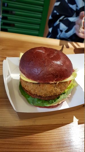 Herbies burger at VBelly in South West London