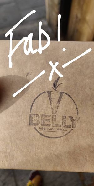 At the pilgrim pub in vauxhall during lock down. On dilveroo.  at VBelly in South West London