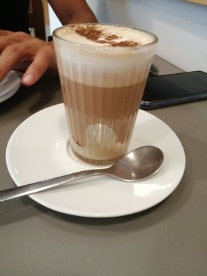 Barraquito vegan at Umami Good Food in Tenerife