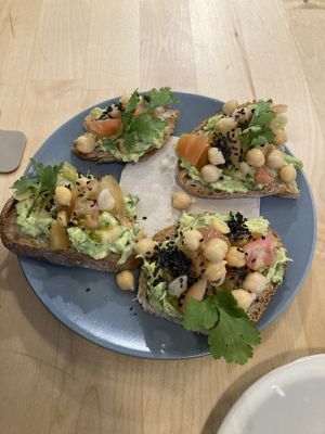 Avocado toast   at Umami Good Food in Tenerife