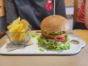 Crispy burger at Umami Good Food in Tenerife