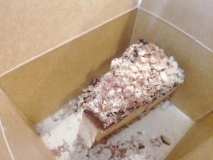 Snicker cheeze cake at Umami Good Food in Tenerife